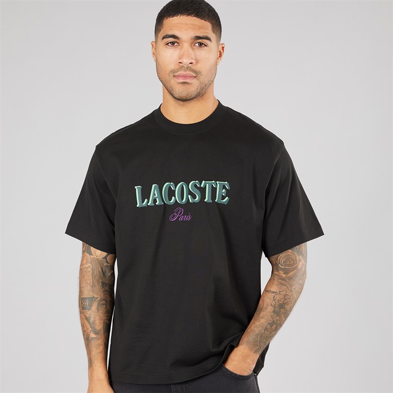 Lacoste Mens T-Shirt Black