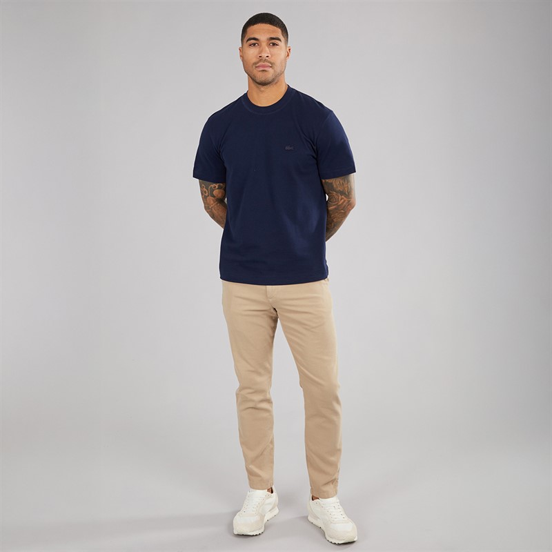 Lacoste Mens T-Shirt Navy Blue