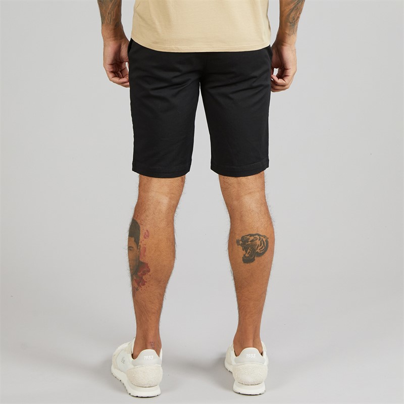 Lacoste Mens Slim Fit Stretch Cotton Chino Shorts Black
