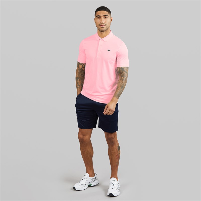 Lacoste Mens Regular Fit Polo Shirt Light Pink