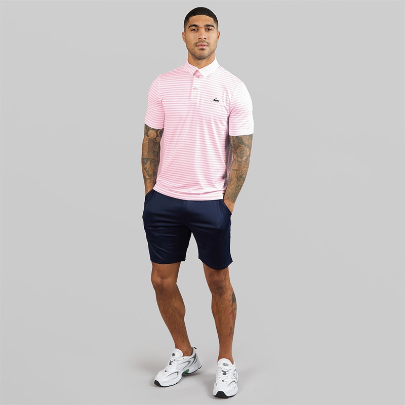 Lacoste Mens Regular Fit Polo Shirt Light Pink