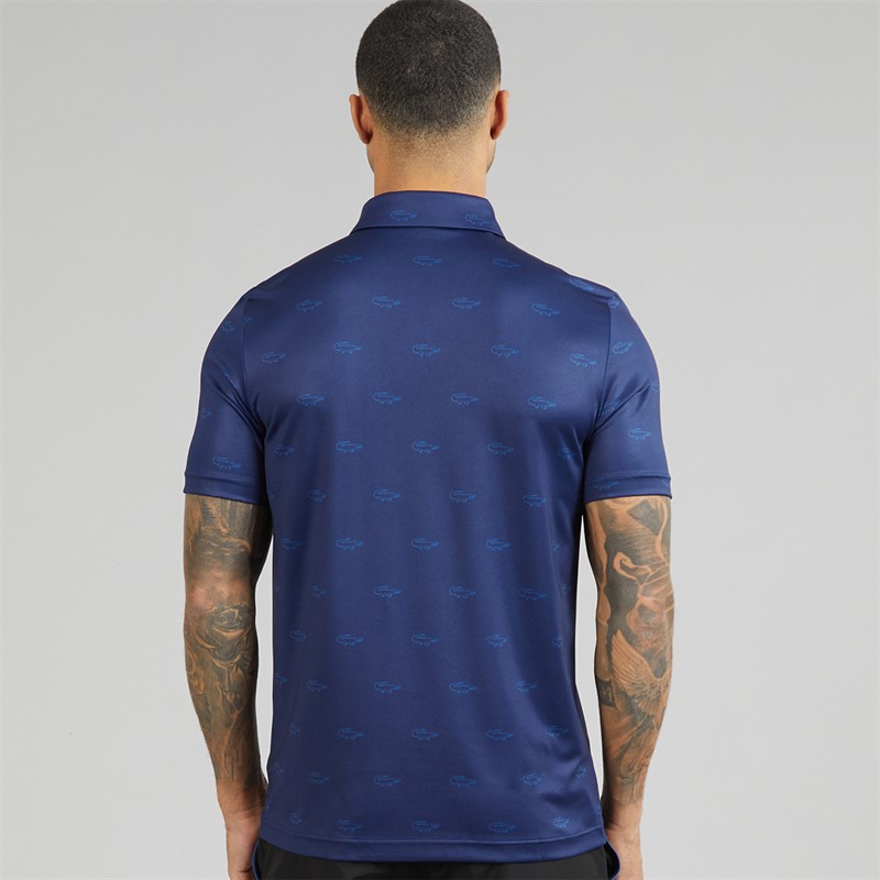 Lacoste Mens Regular Fit Polo Shirt Navy Blue/Blue