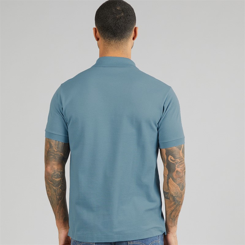 Lacoste Mens Classic Fit Polo Shirt Blue