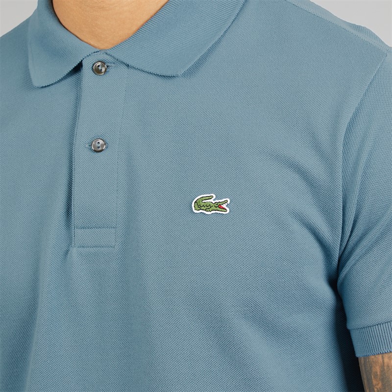 Lacoste Mens Classic Fit Polo Shirt Blue
