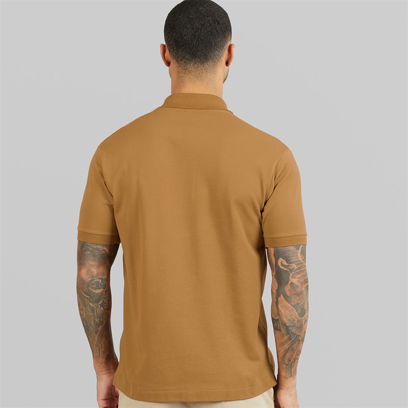 Lacoste Mens Classic Fit Polo Shirt Camel