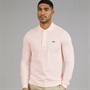 Lacoste Mens Classic Fit Long Sleeve Polo Shirt Light Pink