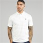 Lacoste Mens Regular Fit Polo Shirt White/Green
