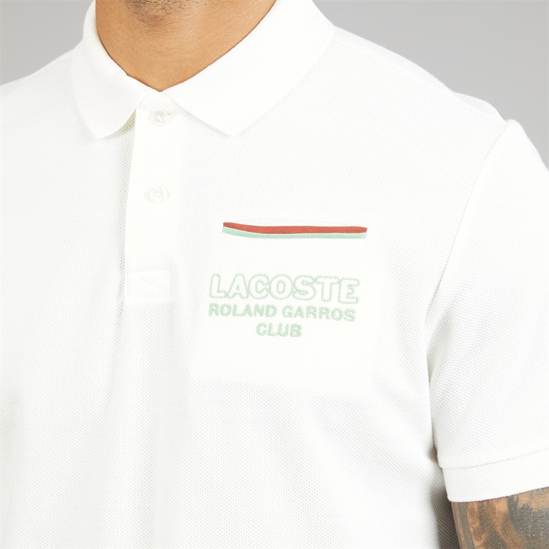 Lacoste Mens Polo Shirt White