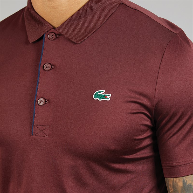 Lacoste Mens Polo Shirt Burgundy