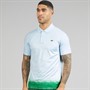 Lacoste Mens Polo Shirt Light Blue/Green