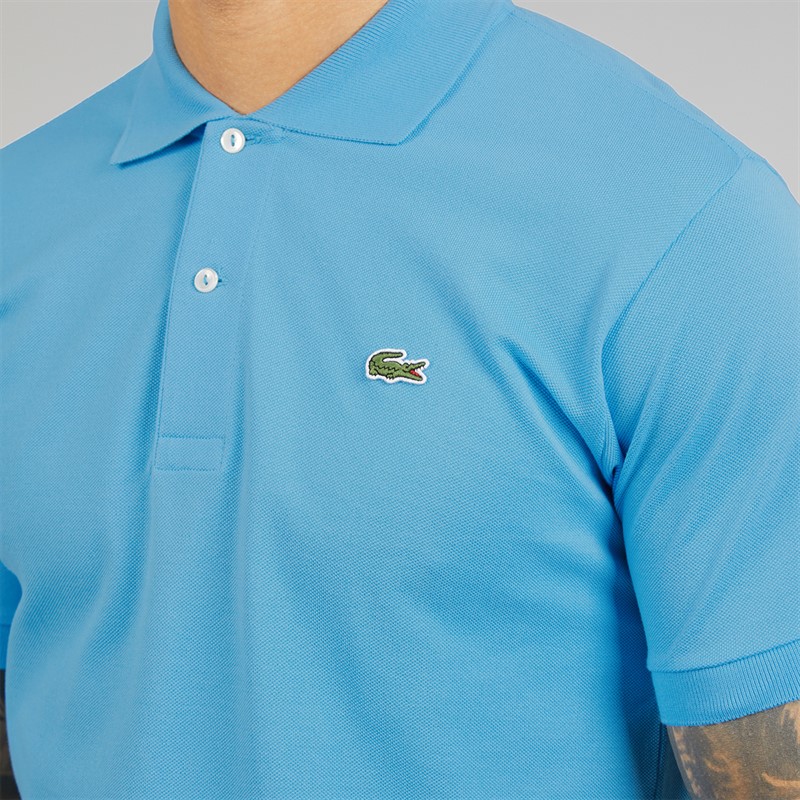 Lacoste Mens Classic Fit Polo Shirt Celest Blue