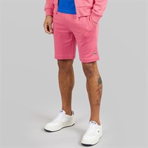 Lacoste Mens Regular Fit Fleece Shorts Pink