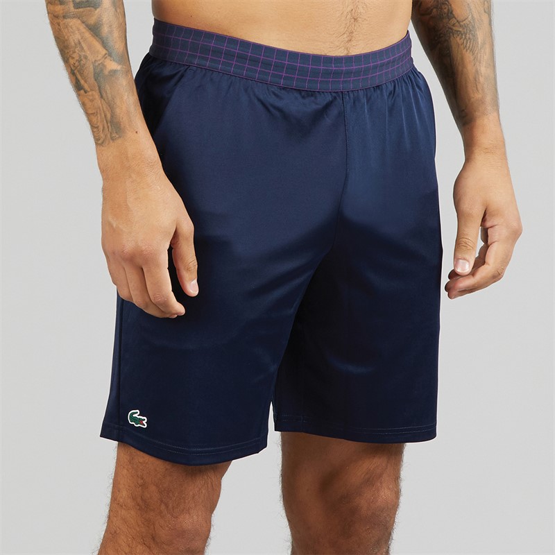 Lacoste Mens Stretch Shorts Midnight Blue