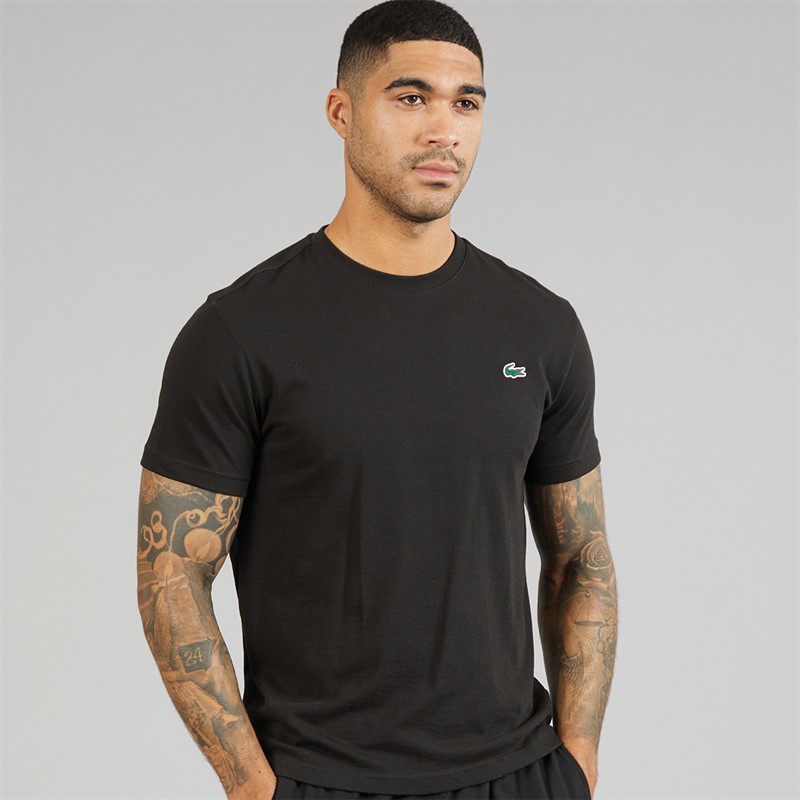 Lacoste Mens Printed T-Shirt Black