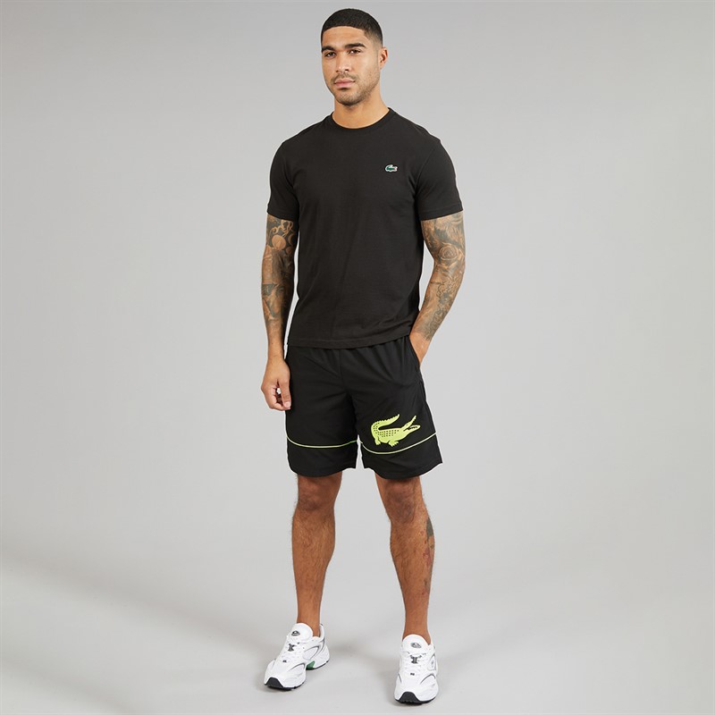 Lacoste Mens Printed T-Shirt Black