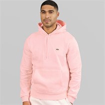 Lacoste Mens Fleece Hoodie Light Pink