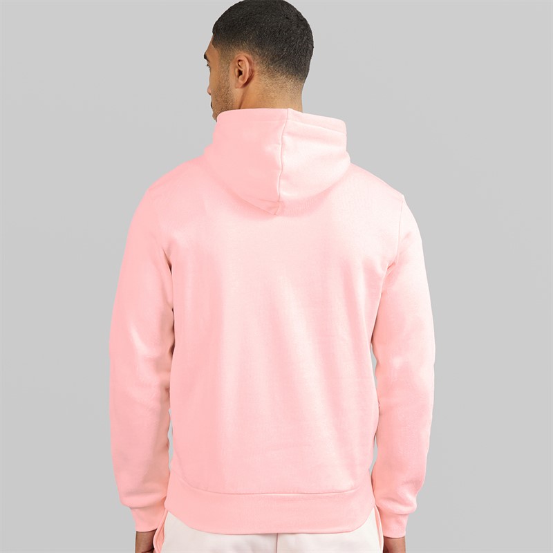 Lacoste Mens Fleece Hoodie Light Pink