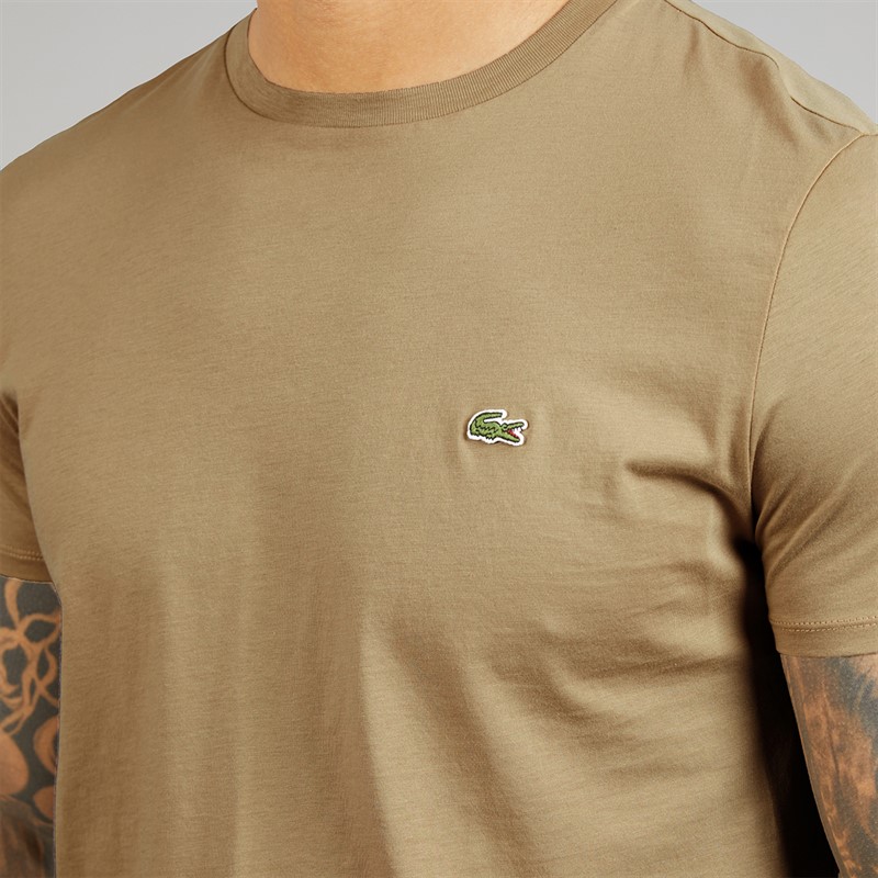 Lacoste Mens T-Shirt Beige