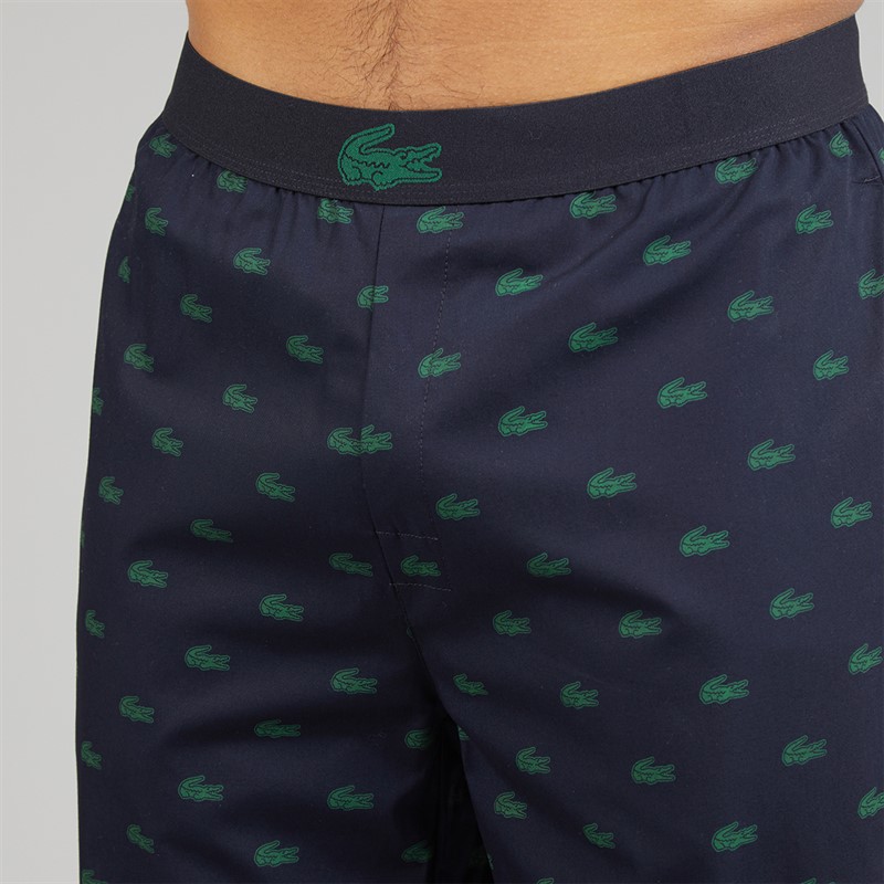 Lacoste Mens Lounge Pants Blue/Green