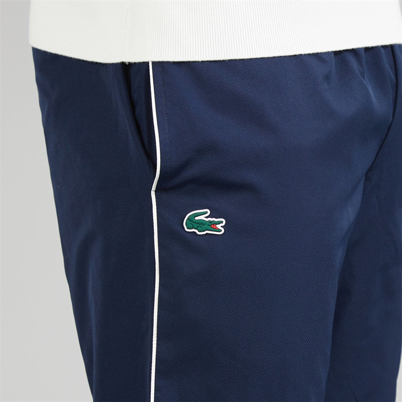 Lacoste Mens Printed Joggers Midnight Blue