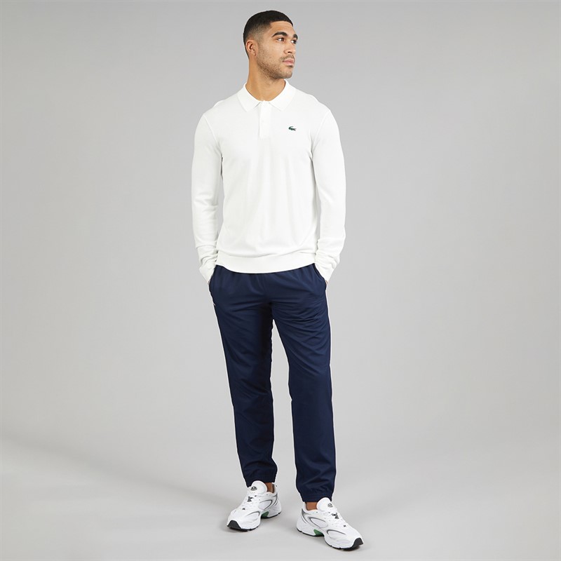 Lacoste Mens Printed Joggers Midnight Blue