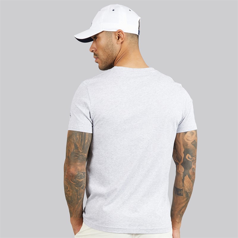 Lacoste Mens Cap And T-Shirt Set Grey Chine/Navy Blue