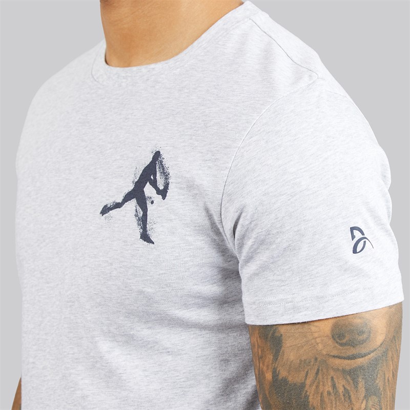 Lacoste Mens Cap And T-Shirt Set Grey Chine/Navy Blue