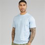 Lacoste Mens Signature Print T-Shirt Light Blue