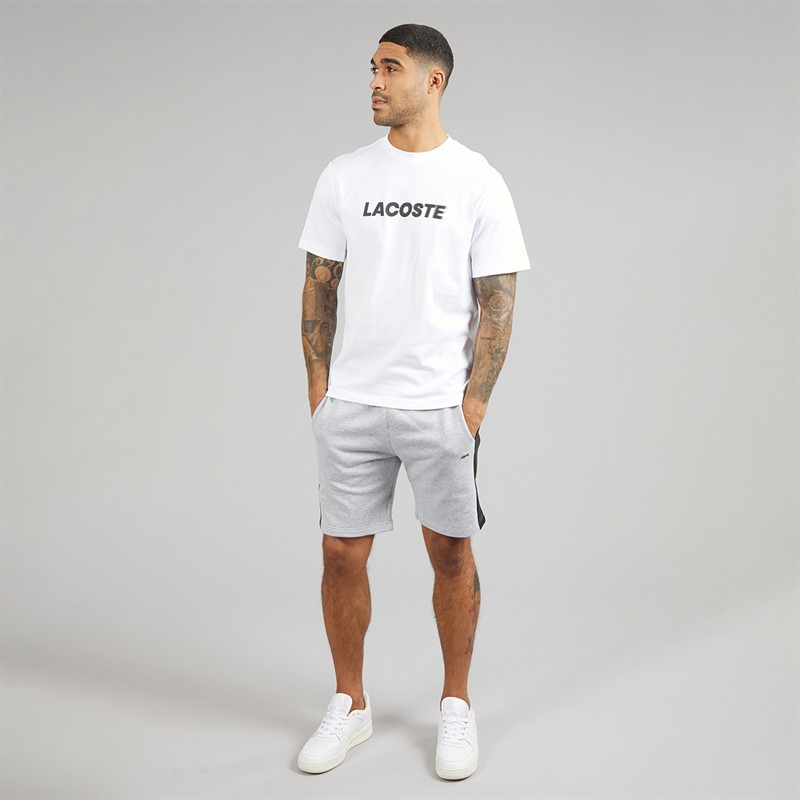 Lacoste Mens Printed T-Shirt White