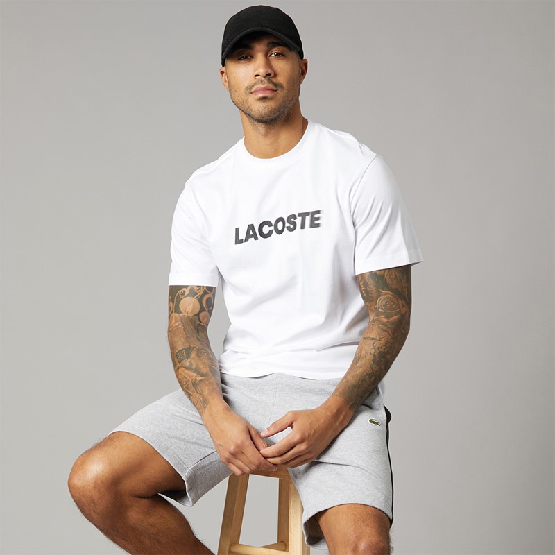 Lacoste Mens Printed T-Shirt White