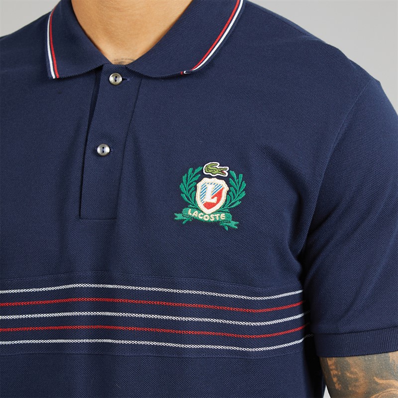 Lacoste Mens Polo Shirt Midnight Blue