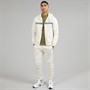 Lacoste Mens Logo Stripe Tracksuit Ecru White