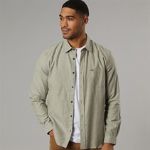 Lacoste Mens Regular Fit Shirt Green/White