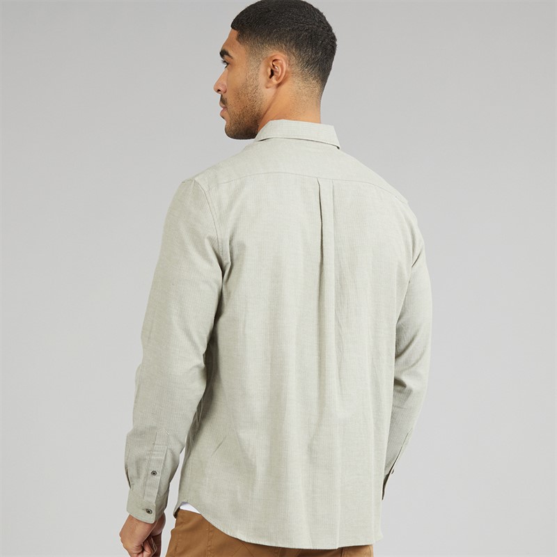 Lacoste Mens Regular Fit Shirt Green/White