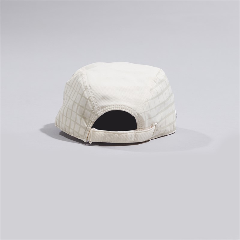 Lacoste Mens Graphic Print Cap Ecru White