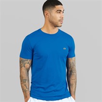 Lacoste Mens T-Shirt Denim Blue