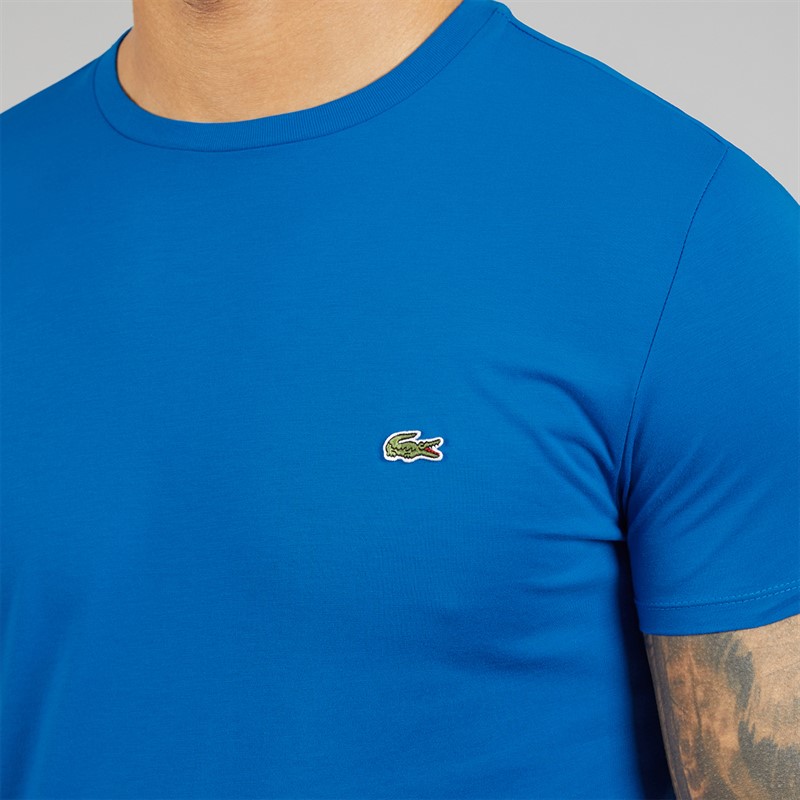 Lacoste Mens T-Shirt Denim Blue