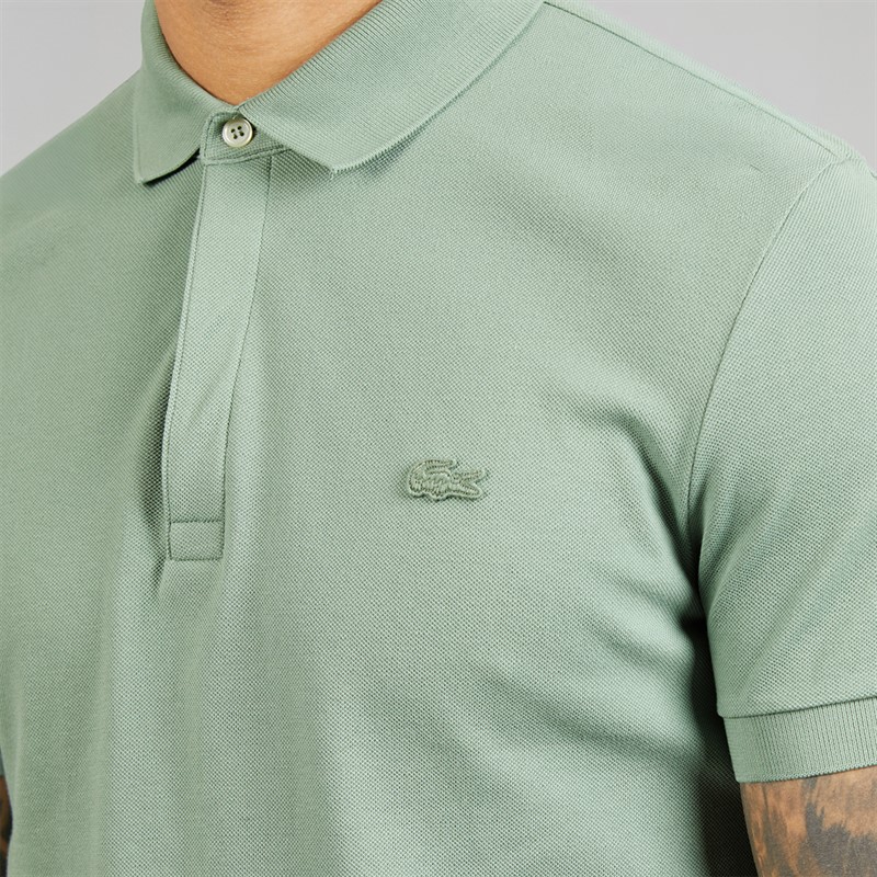 Lacoste Mens Regular Fit Polo Shirt Sage Green