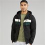 Lacoste Mens Zip Through Colour Block Hoodie Black/White/Green