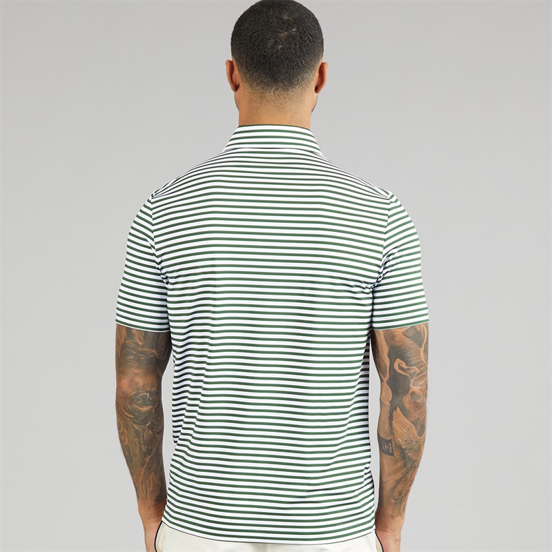 Lacoste Mens Regular Fit Polo Shirt Green/White