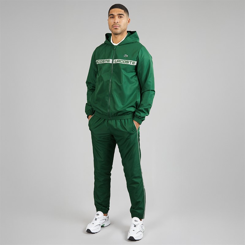 Lacoste Mens Logo Tracksuit Pine Green