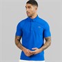 Lacoste Mens Textured Polo Shirt Blue