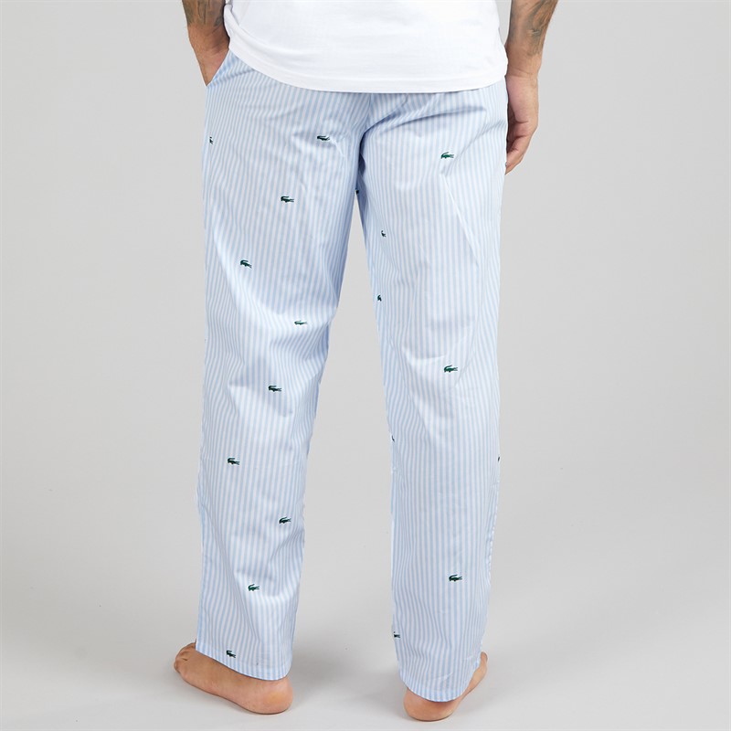 Lacoste Mens Lounge Pants Blue/White/Green