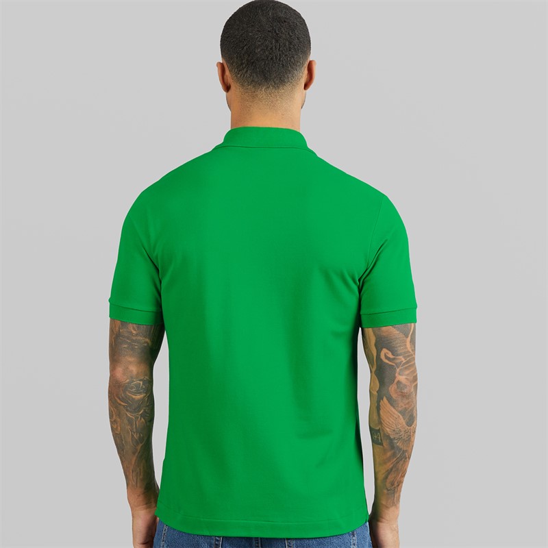 Lacoste Mens Classic Fit Light Polo Lawn Green