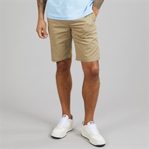 Lacoste Mens Slim Fit Stretch Cotton Chino Shorts Beige
