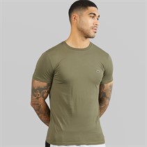 Lacoste Mens T-Shirt Khaki Green