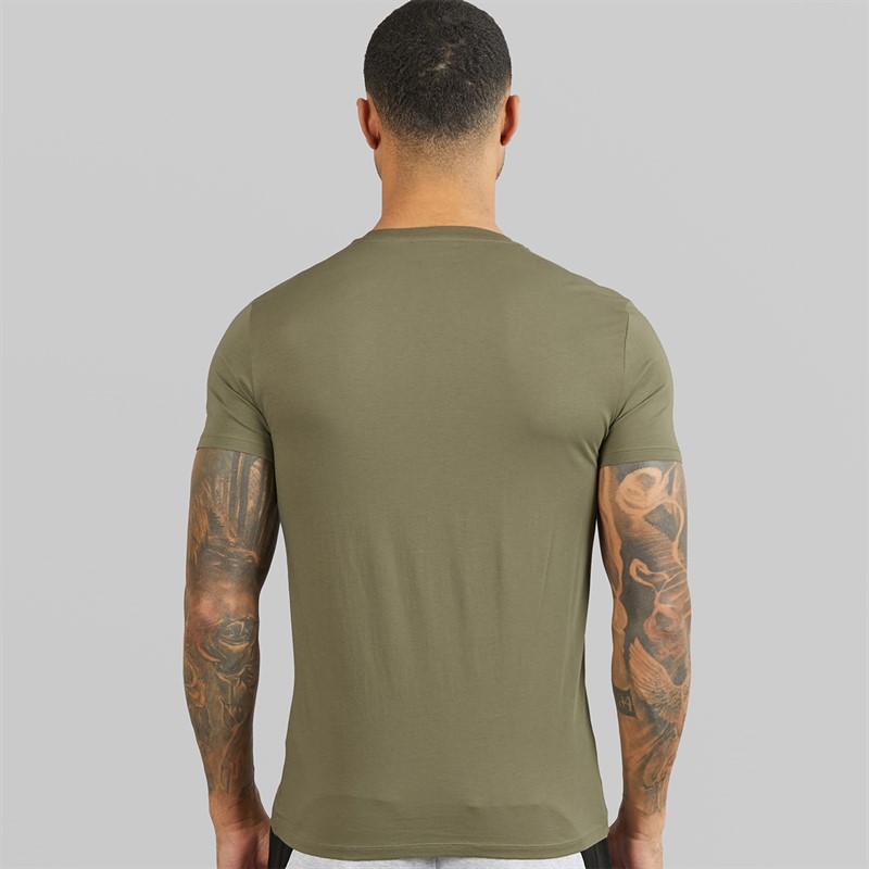 Lacoste Mens T-Shirt Khaki Green