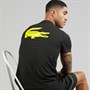 Lacoste Mens T-Shirt Black/Flashy Yellow
