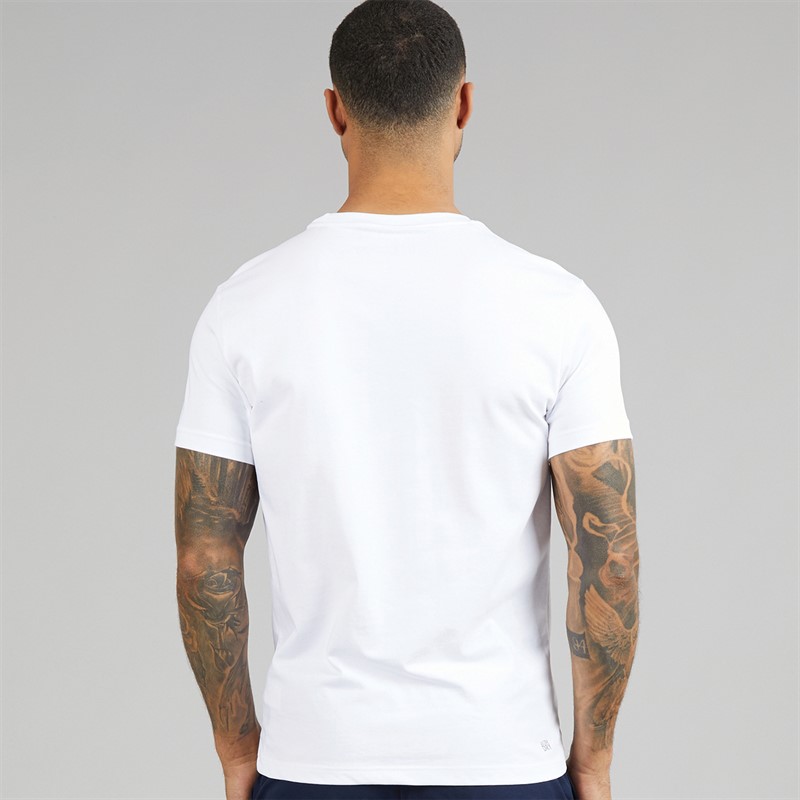 Lacoste Mens Tennis Heritage Badge T-Shirt White
