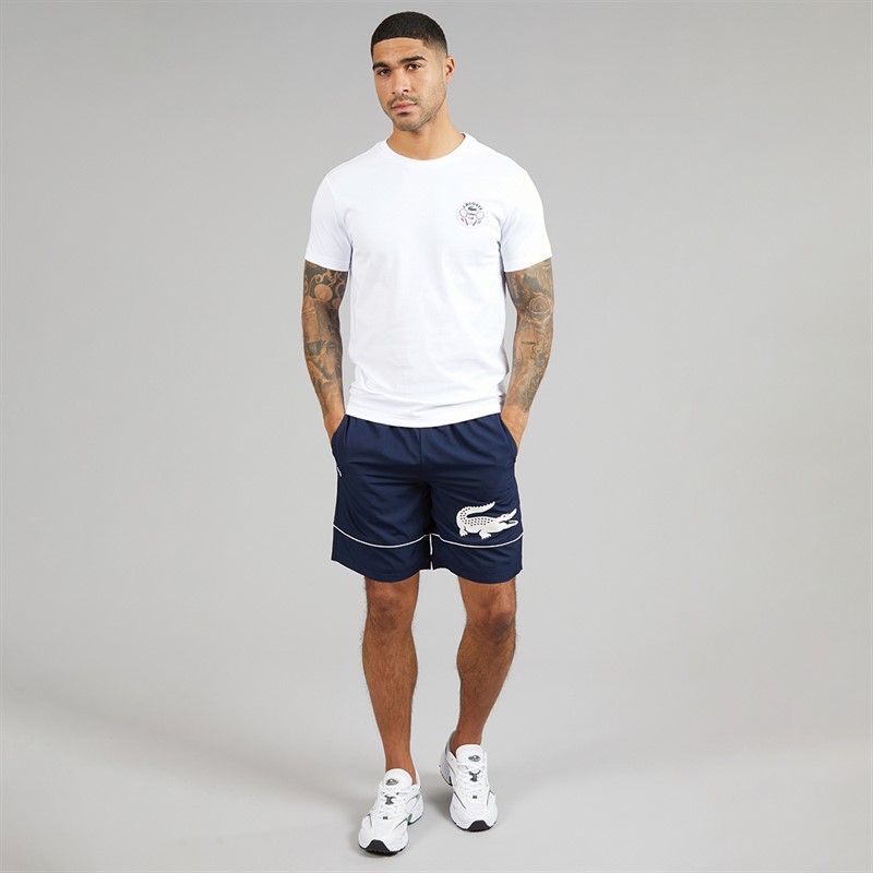 Lacoste Mens Tennis Heritage Badge T-Shirt White